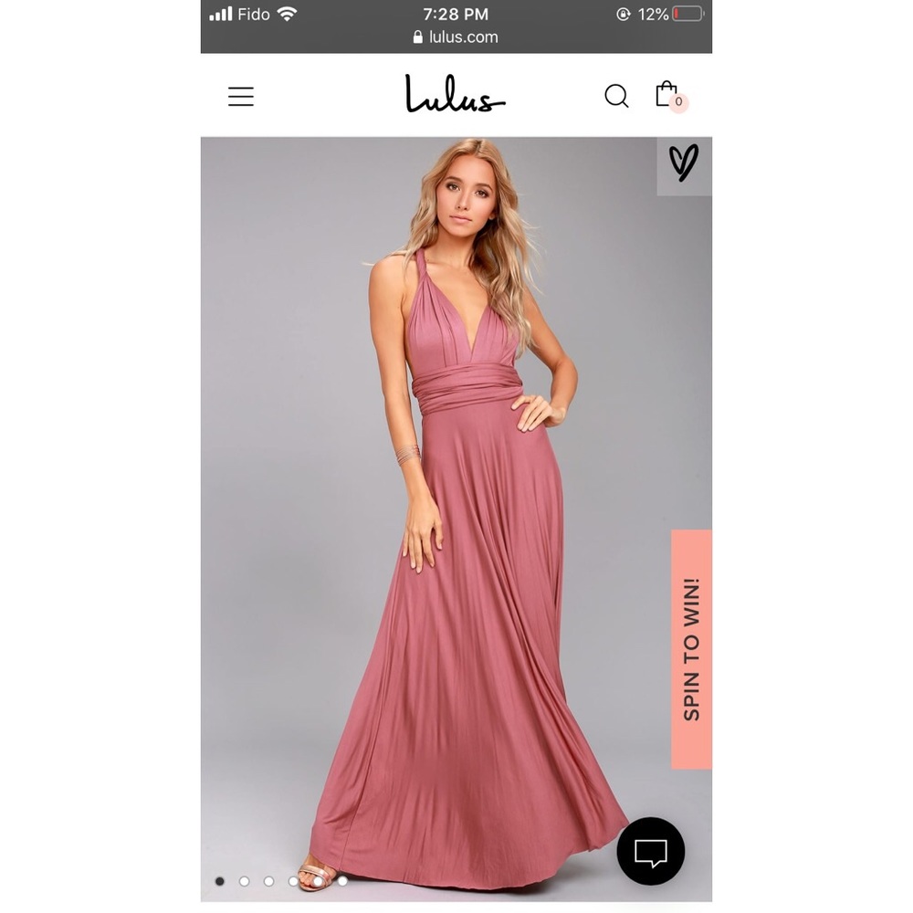 Tricks of the trade bridesmaids dress